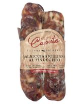 Charger l'image dans la galerie, Salsiccia Siciliana al Finocchio – Salumi Caputo - Salami mit Fenchel