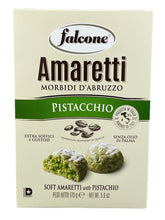 Lade das Bild in den Galerie-Viewer, Amaretti Morbidi Pistacchio – Falcone - weiche Amaretti mit Pistazie