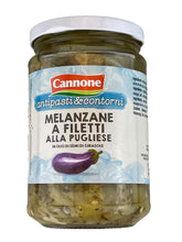 Charger l'image dans la galerie, Melanzane a Filetti alla Pugliese – Cannone - Auberginenfilets in Sonnenblumenöl