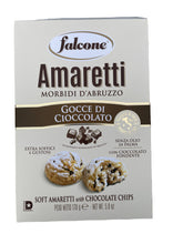Lade das Bild in den Galerie-Viewer, Amaretti Morbidi Gocce di Cioccolato – Falcone - weiche Amaretti mit Schokotropfen